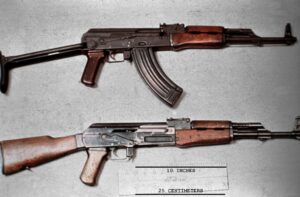 De AK-47 een zeer geliefd vuurwapen bij moordcommando's.