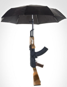 De AK-47 paraplu.
