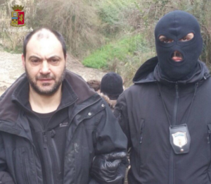 'Ndrangheta baas afgevoerd © Italiaanse politie