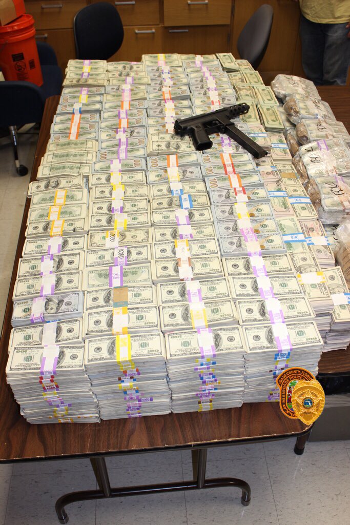 miami inval geld, miami 24 miljoen inval