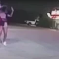 VIDEO: Moeder op de vlucht voor politie gebruikt huilende dochter als menselijk schild