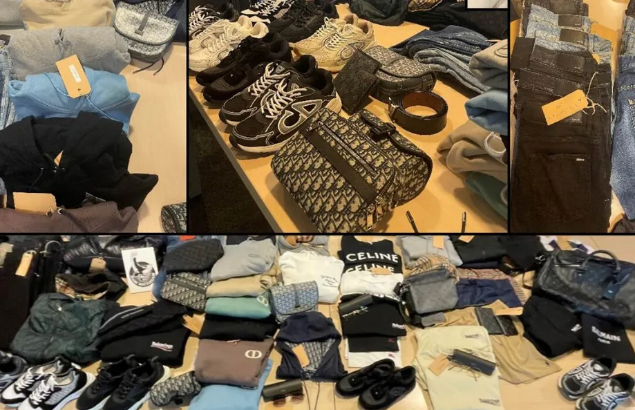 Tonnen euro's aan designerkleding en luxe goederen afgepakt door HARC-team haven Rotterdam