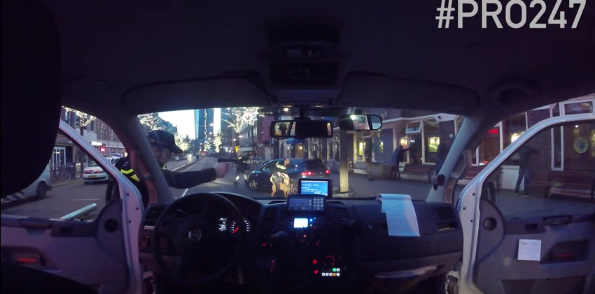 schietpartij rotterdam video, video btgv politie, arrestatie rotterdam beelden