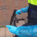 ak 47 rotterdam video, machinegeweer rotterdam politie