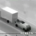 roof vrachtwagens video, vrachtwagen rijdend beroofd, lading diefstal video