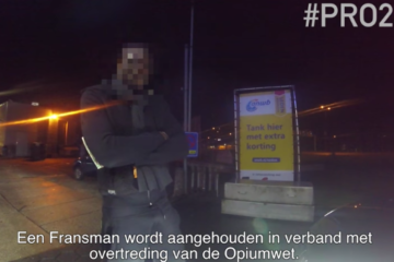 franse klanten a16, drugsrunnen video, klanten snelweg fransen a16