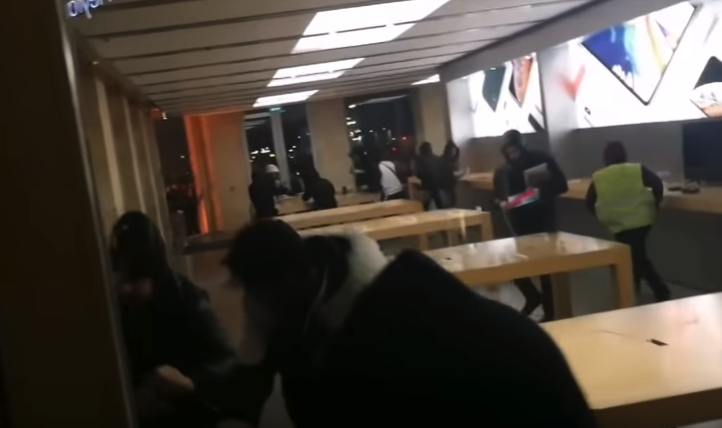 gele hesjes roven apple store bordeaux frankrijk