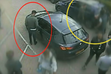 VIDEO: Politie deelt beelden diefstal in beslag genomen drugs uit politieauto in Hilversum