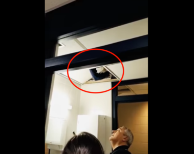 VIDEO: Vrouw verstopt zich in plafond toilet politiebureau Nijmegen