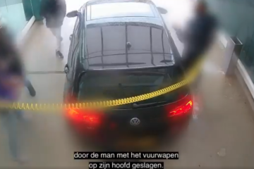 VIDEO: Man geslagen en beschoten met vuurwapen bij poging beroving horloge in wasstraat