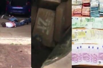 VIDEO: 1300 kilo blokken cocaïne en half miljoen cash gepakt bij invallen drugsbende