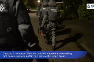 VIDEO: Beelden vrijgegeven van invallen in onderzoek oprollen MDMA drugslijn naar Australië