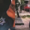 VIDEO: Corrupte politieagenten versperren weg militairen op zoek naar leden drugskartel
