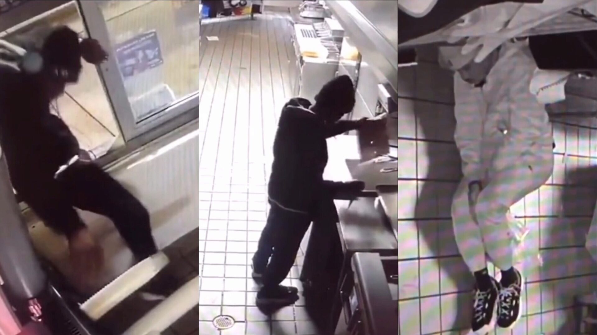 VIDEO: Man breekt in bij fastfoodzaak Taco Bell, maakt eten en doet heerlijk dutje