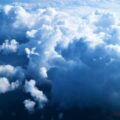 aerial photo of fluffy clouds